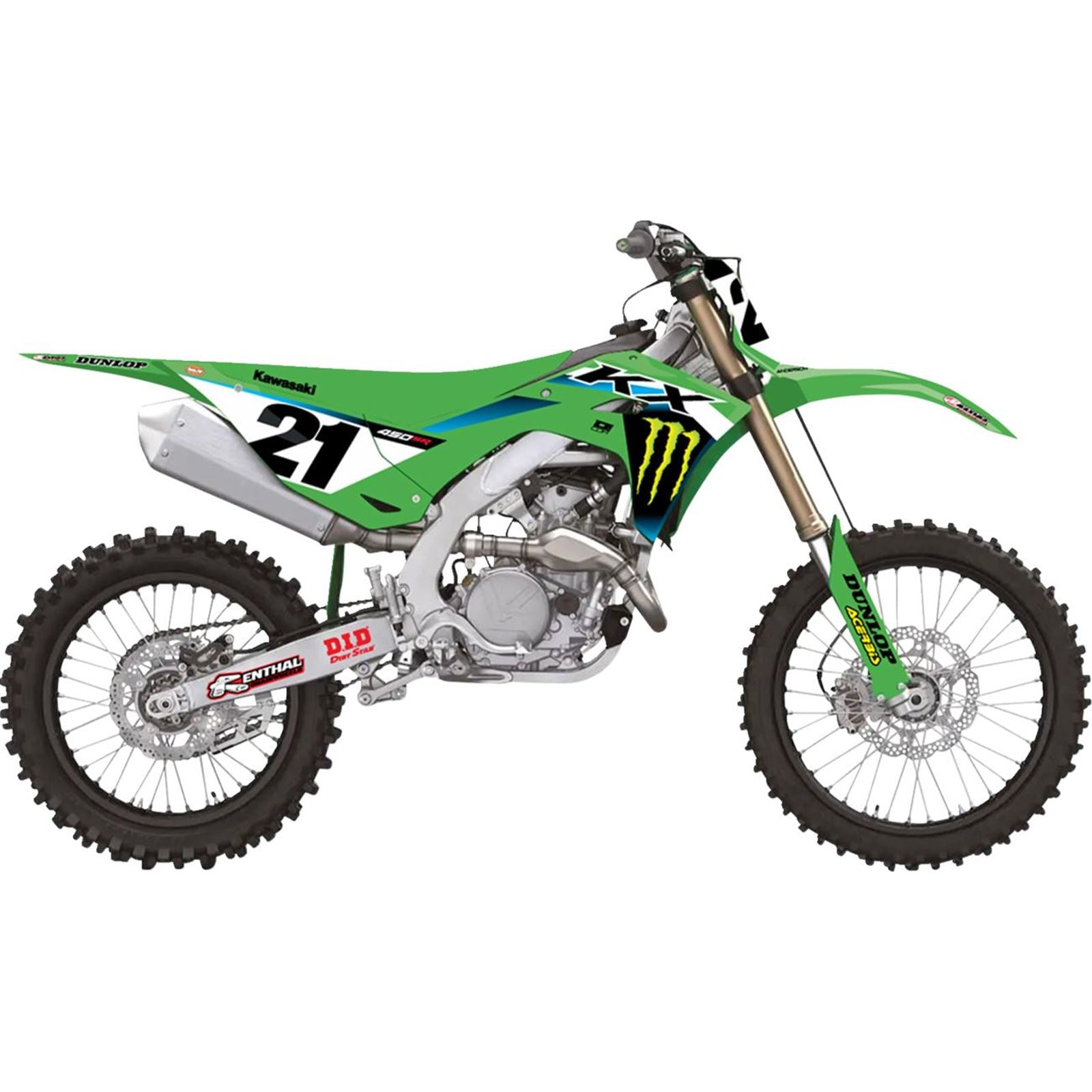 D'Cor Graphic Kit - '25 for Kawasaki - KX 250 '25 [MPN: 20-20-675]_1702213