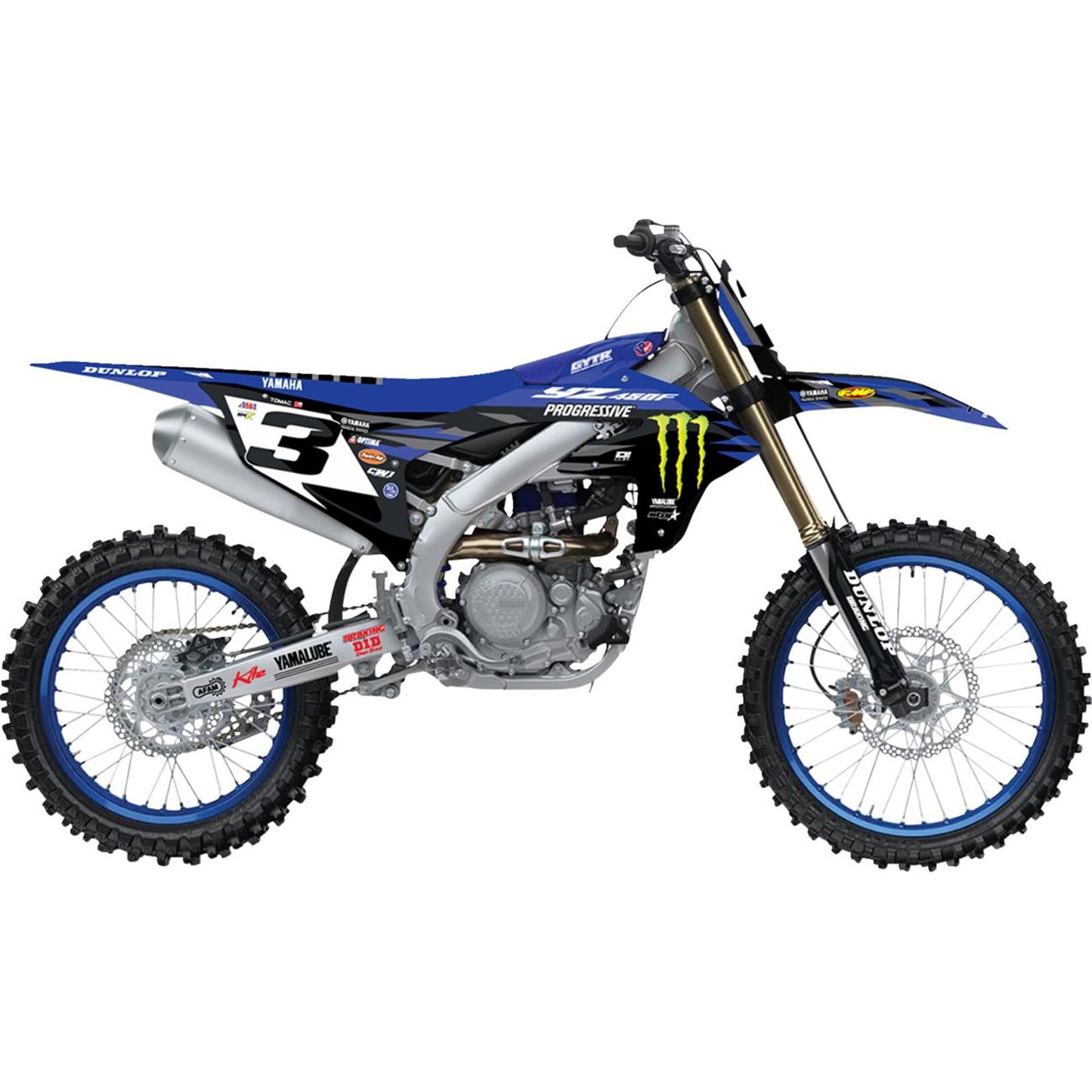 D'Cor Graphic Kit - '25 for Yamaha - YZ 450 [MPN: 20-50-715]_1624690