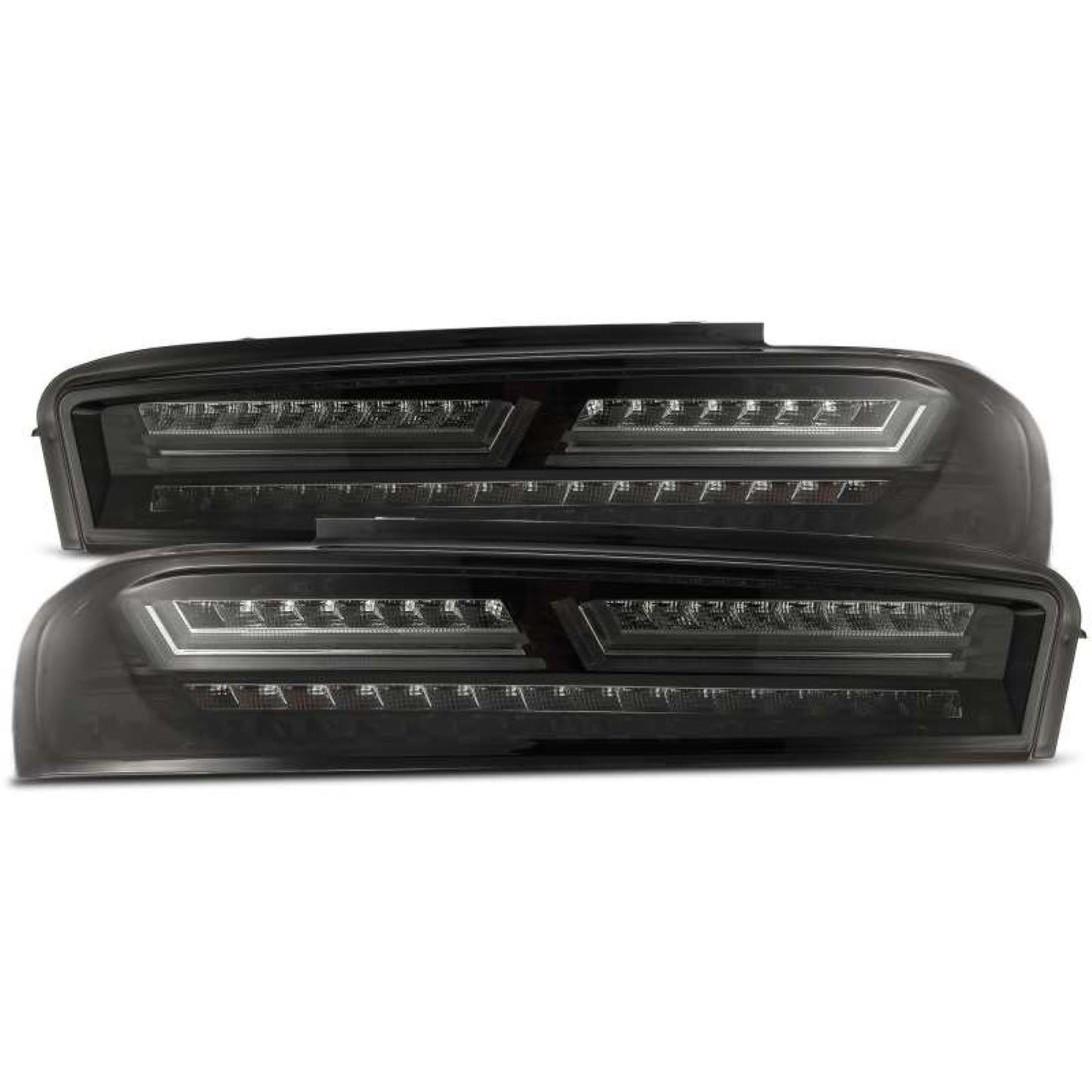 Alpharex PRO-Series LED Tail Lights Jet Black fits 16-18 Chevrolet Camaro [MPN: 610010]_1580094