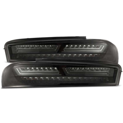 Alpharex PRO-Series LED Tail Lights Jet Black fits 16-18 Chevrolet Camaro [MPN: 610010]_1580094