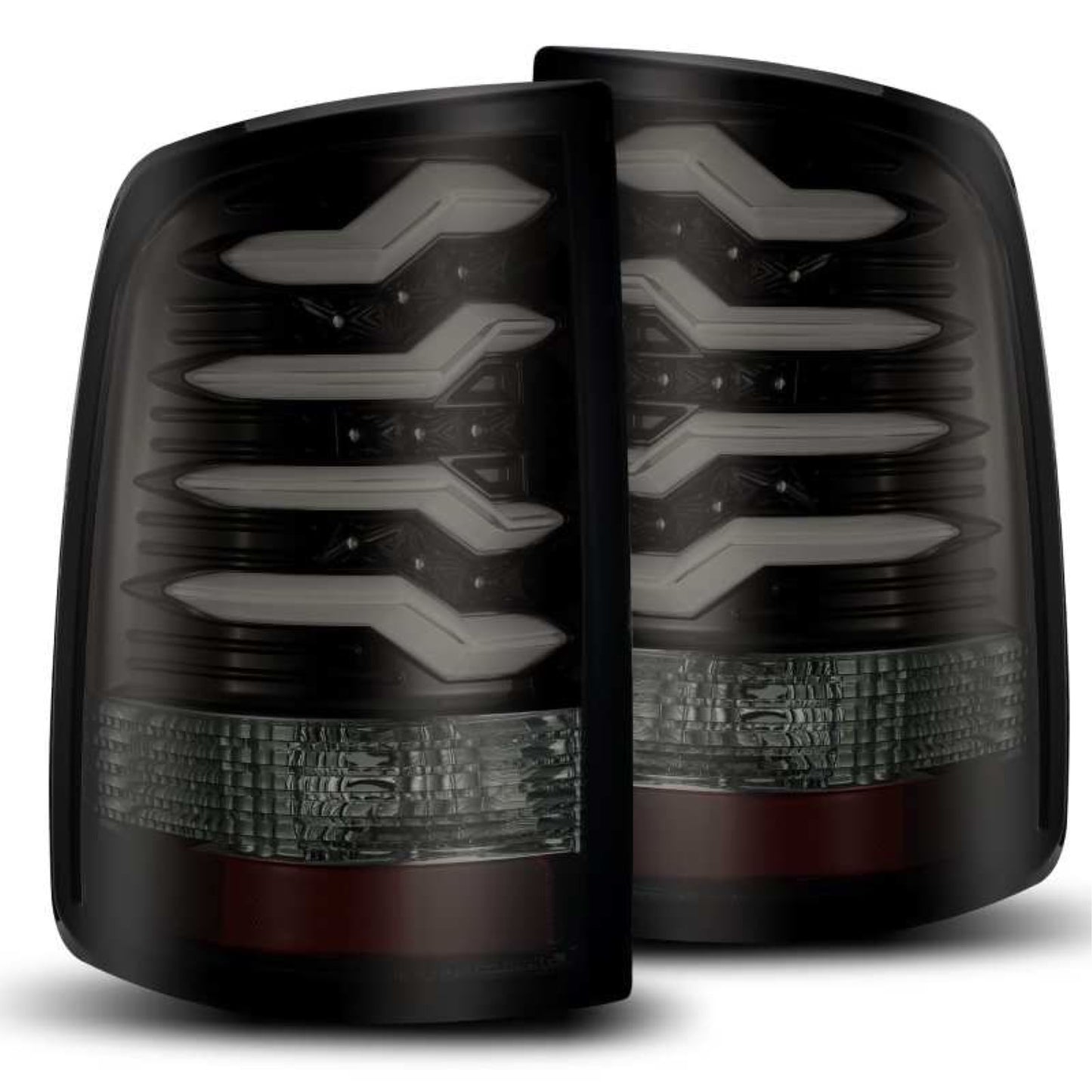 Alpharex PRO-Series LED Tail Lights Jet Black fits 09-18 Dodge Ram 1500 [MPN: 640010]_1580225