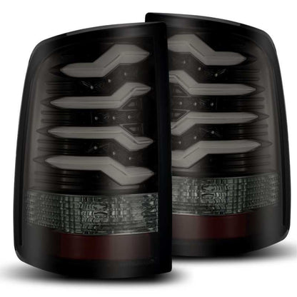 Alpharex PRO-Series LED Tail Lights Jet Black fits 09-18 Dodge Ram 1500 [MPN: 640010]_1580225