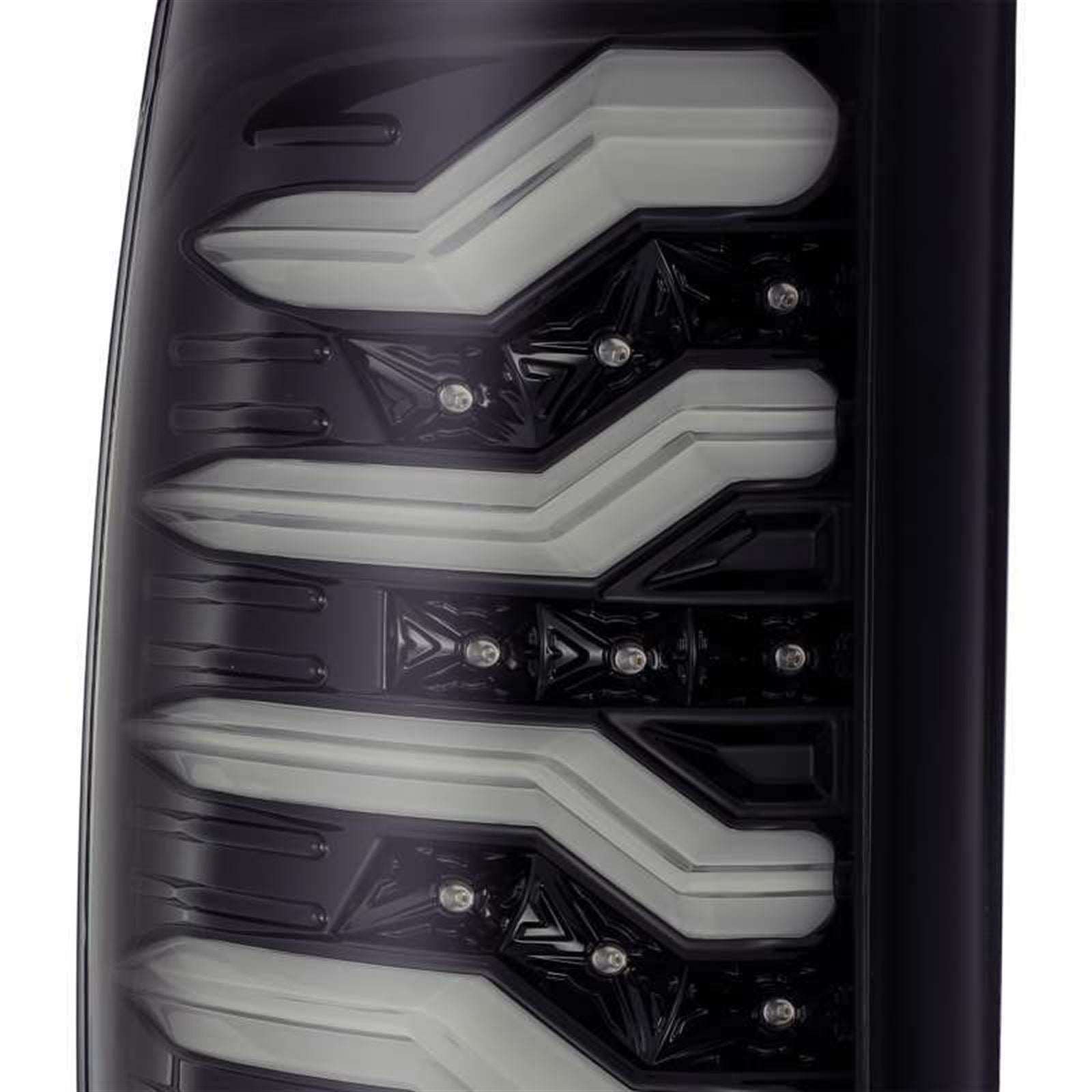 Alpharex PRO-Series LED Tail Lights Jet Black fits 09-18 Dodge Ram 1500 [MPN: 640010]_1592074