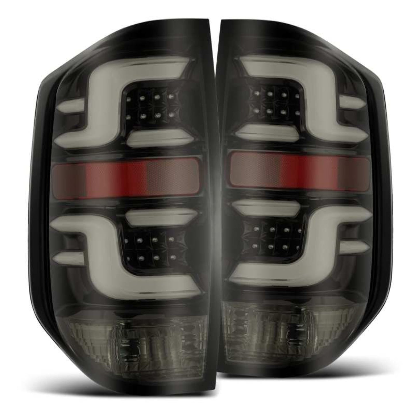 Alpharex PRO-Series LED Tail Lights Jet Black fits 14-20 Toyota Tundra [MPN: 672010]_1580233