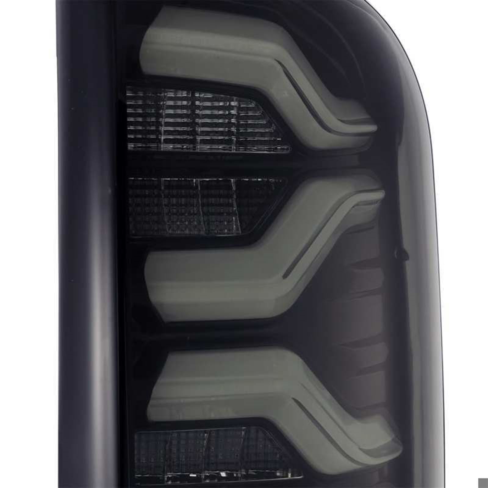 Alpharex PRO-Series LED Tail Lights Jet Black fits 16-20 Toyota Tacoma [MPN: 680010]_1592062