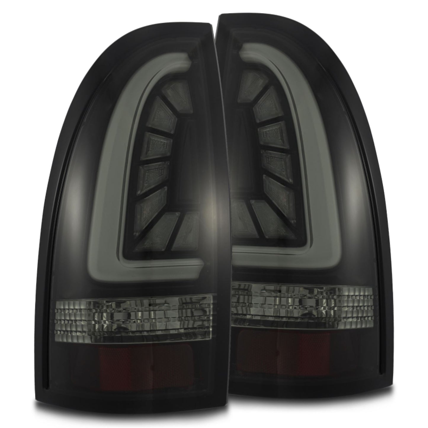 Alpharex PRO-Series LED Tail Lights Jet Black fits 05-15 Toyota Tacoma [MPN: 680030]_1580220