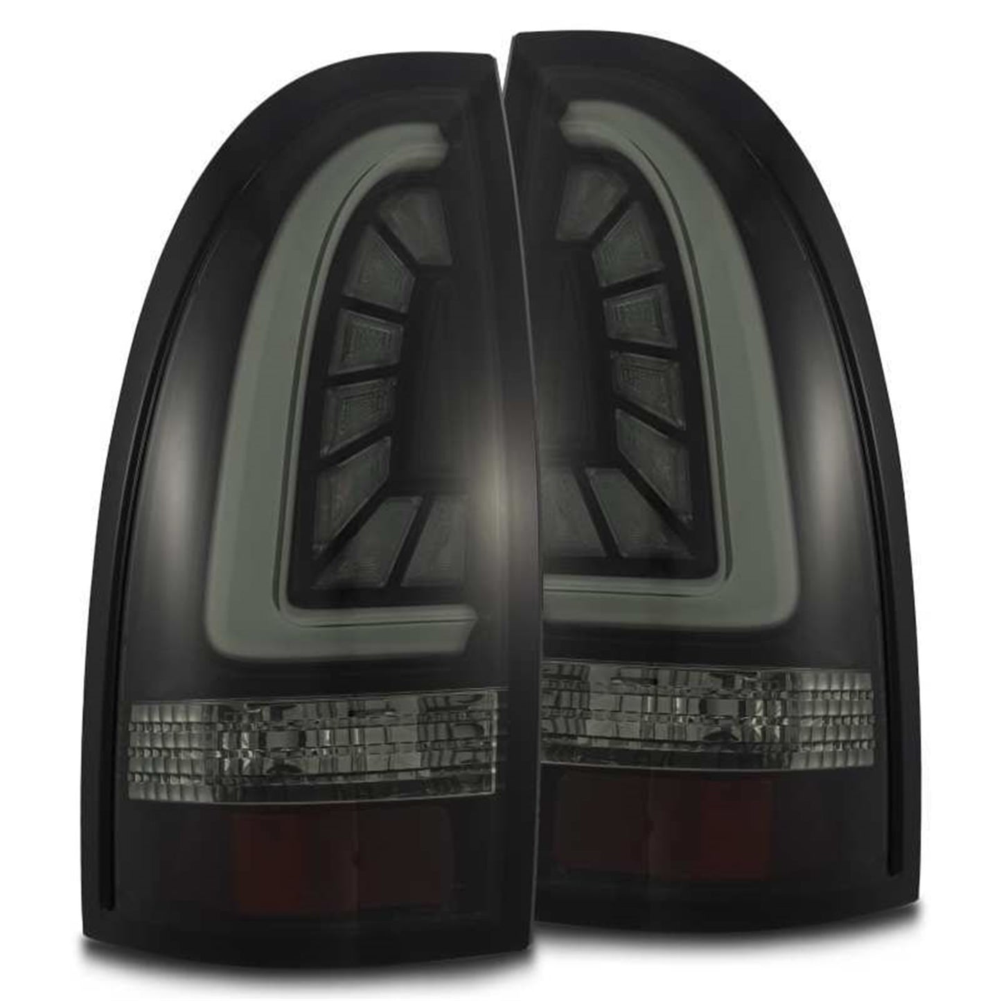 Alpharex PRO-Series LED Tail Lights Jet Black fits 05-15 Toyota Tacoma [MPN: 680030]_1592054