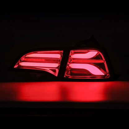 Alpharex PRO-Series LED Tail Lights Red Smoke fits 17-22 Tesla Model 3 [MPN: 601020]_1592261