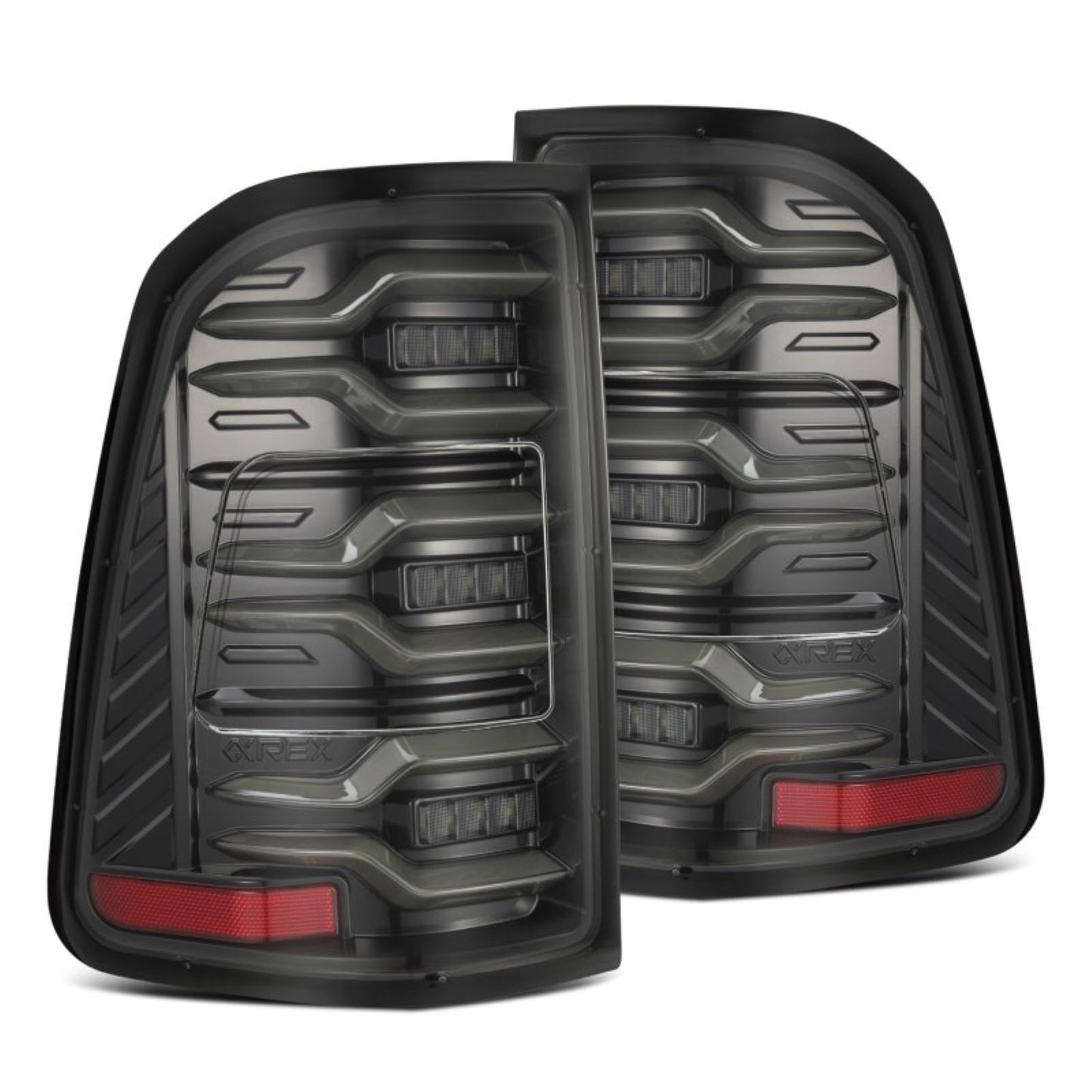 Alpharex LUXX-Series LED Tail Lights Alpha-Black fits 19-21 Dodge Ram 1500 [MPN: 640030]_1580393