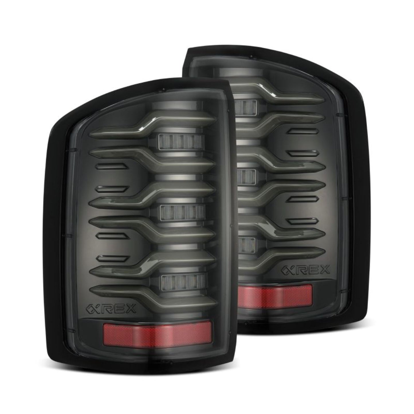 Alpharex LUXX-Series LED Tail Lights Alpha-Black fits 14-18 GMC Sierra  [MPN: 630030]_1580363