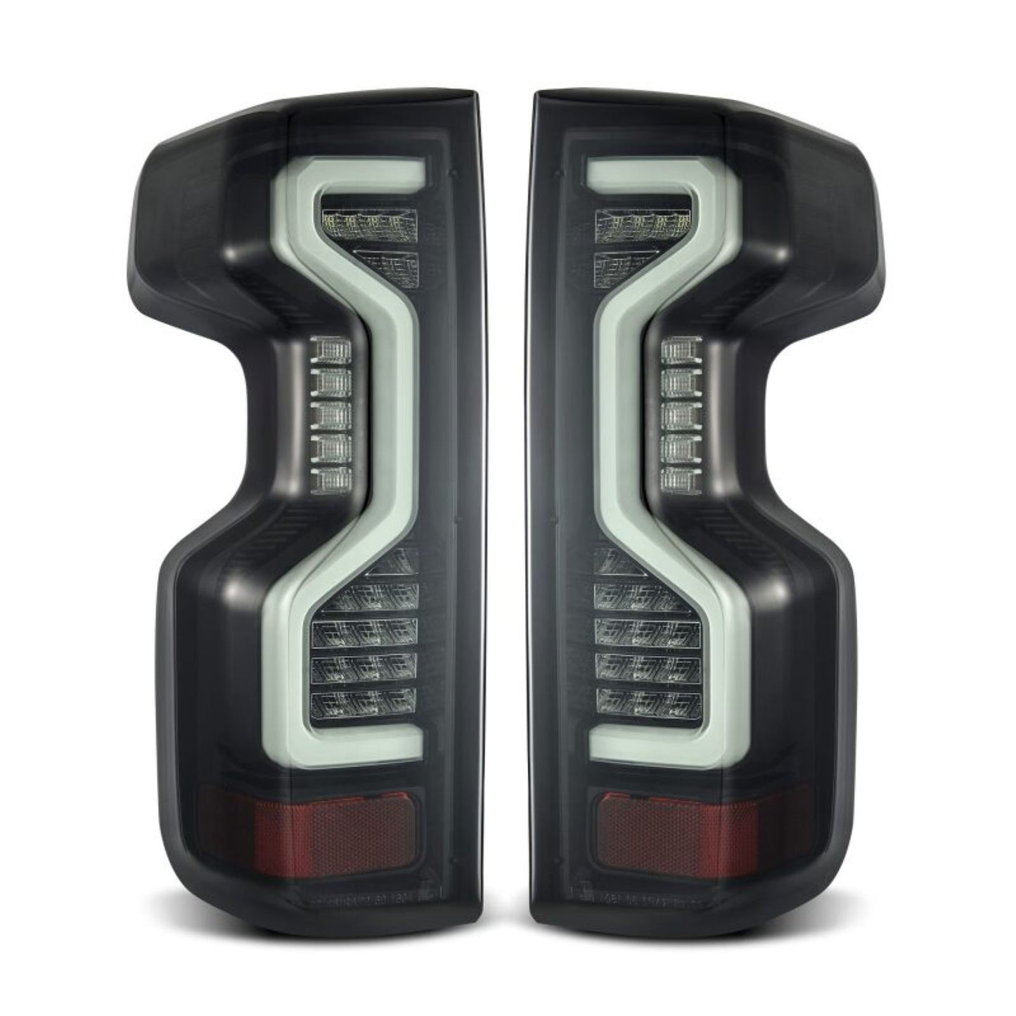 Alpharex PRO-Series LED Tail Lights Jet Black fits 19-23 Chevrolet Silverado [MPN: 620070]_1580401