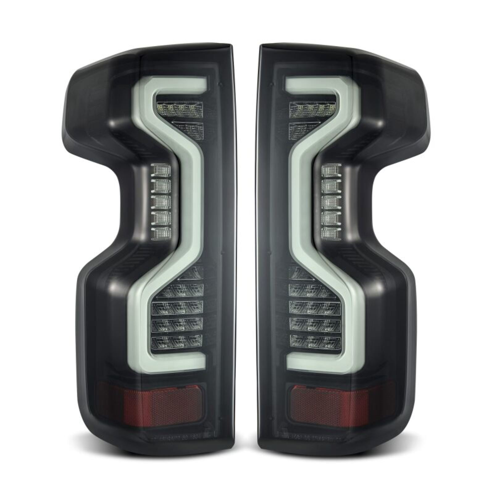 Alpharex PRO-Series LED Tail Lights Jet Black fits 19-23 Chevrolet Silverado [MPN: 620070]_1580401