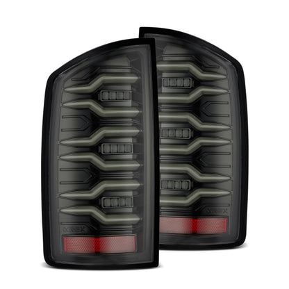 Alpharex LUXX-Series LED Tail Lights Alpha-Black fits Dodge Ram1500/Ram 2500/3500 [MPN: 641020]_1580418