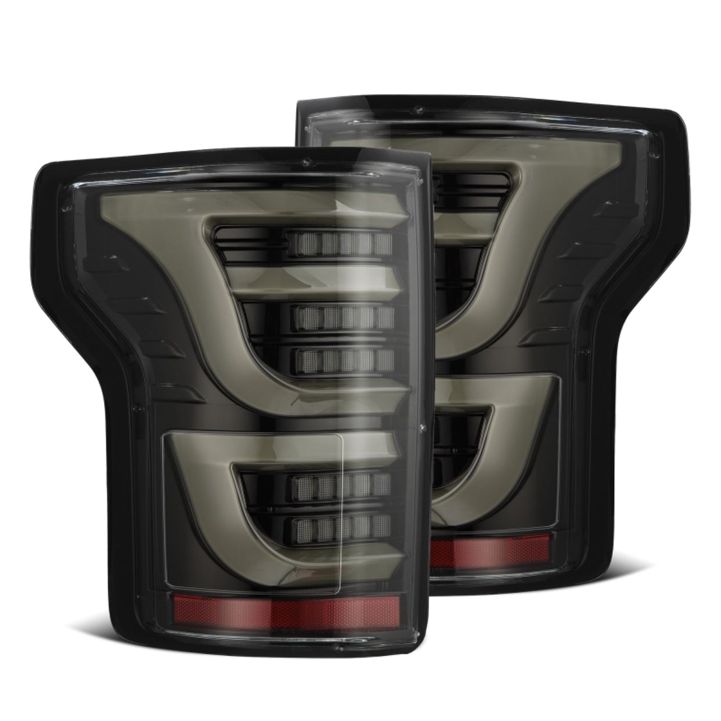 Alpharex LUXX-Series LED Tail Lights Alpha-Black fits 15-20 Ford F150 [MPN: 652030]_1580483