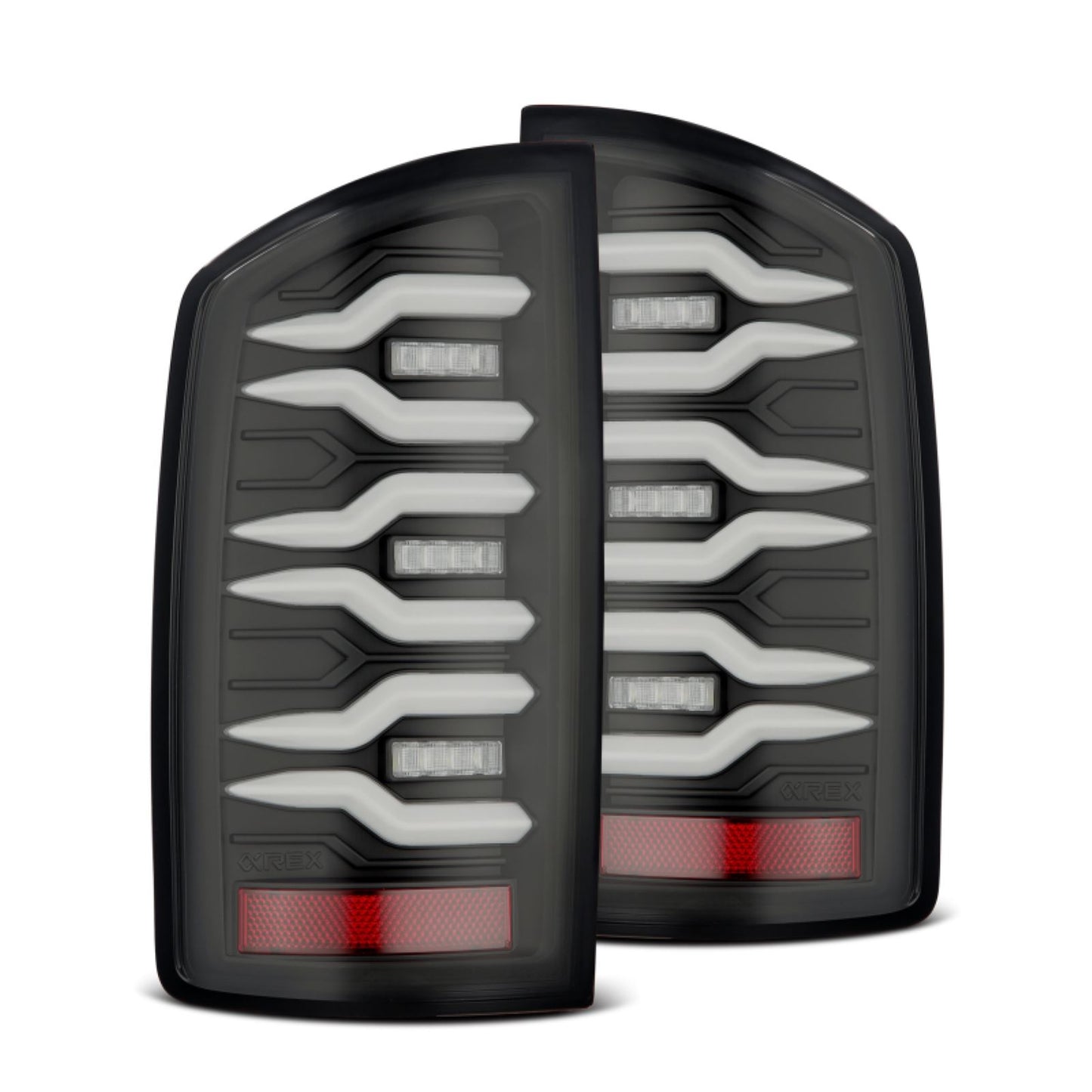 Alpharex LUXX-Series LED Tail Lights Black fits Dodge Ram 1500/Ram 2500+3500 [MPN: 641010]_1580470