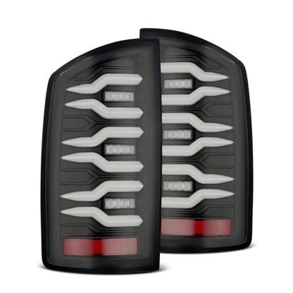 Alpharex LUXX-Series LED Tail Lights Black fits Dodge Ram 1500/Ram 2500+3500 [MPN: 641010]_1580470