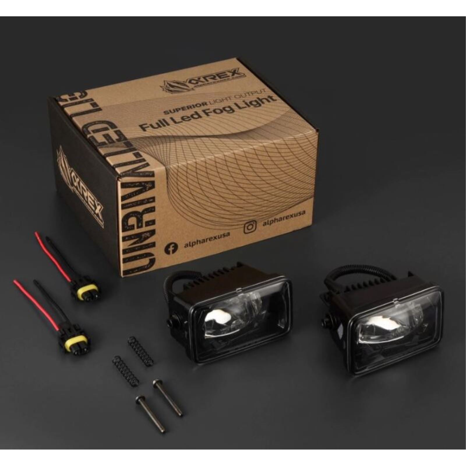 Alpharex DoubleTap Dual Color LED Projector Fog Lights fits Ford F150/Super Duty [MPN: 210009]_1580449