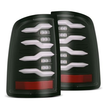 Alpharex LUXX-Series LED Tail Lights Black fits 09-18 Dodge Ram  [MPN: 640004]_1580451