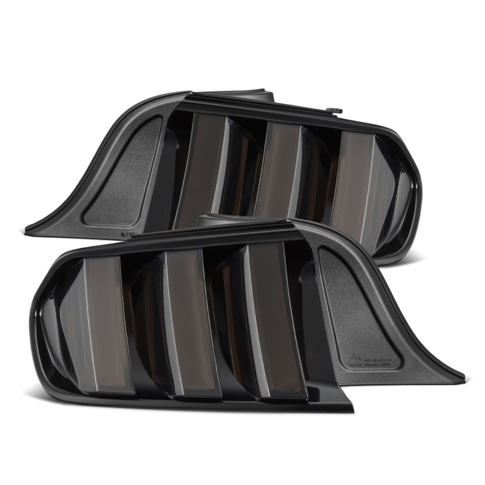Alpharex NOVA-Series Prismatic LED Tail Lights Alpha-Black fits 15-23 Ford Mustang [MPN: 655010]_1580528