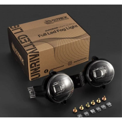 Alpharex DoubleTap Dual Color LED Projector Fog Lights - White/Amber  [MPN: 210005]_1580530
