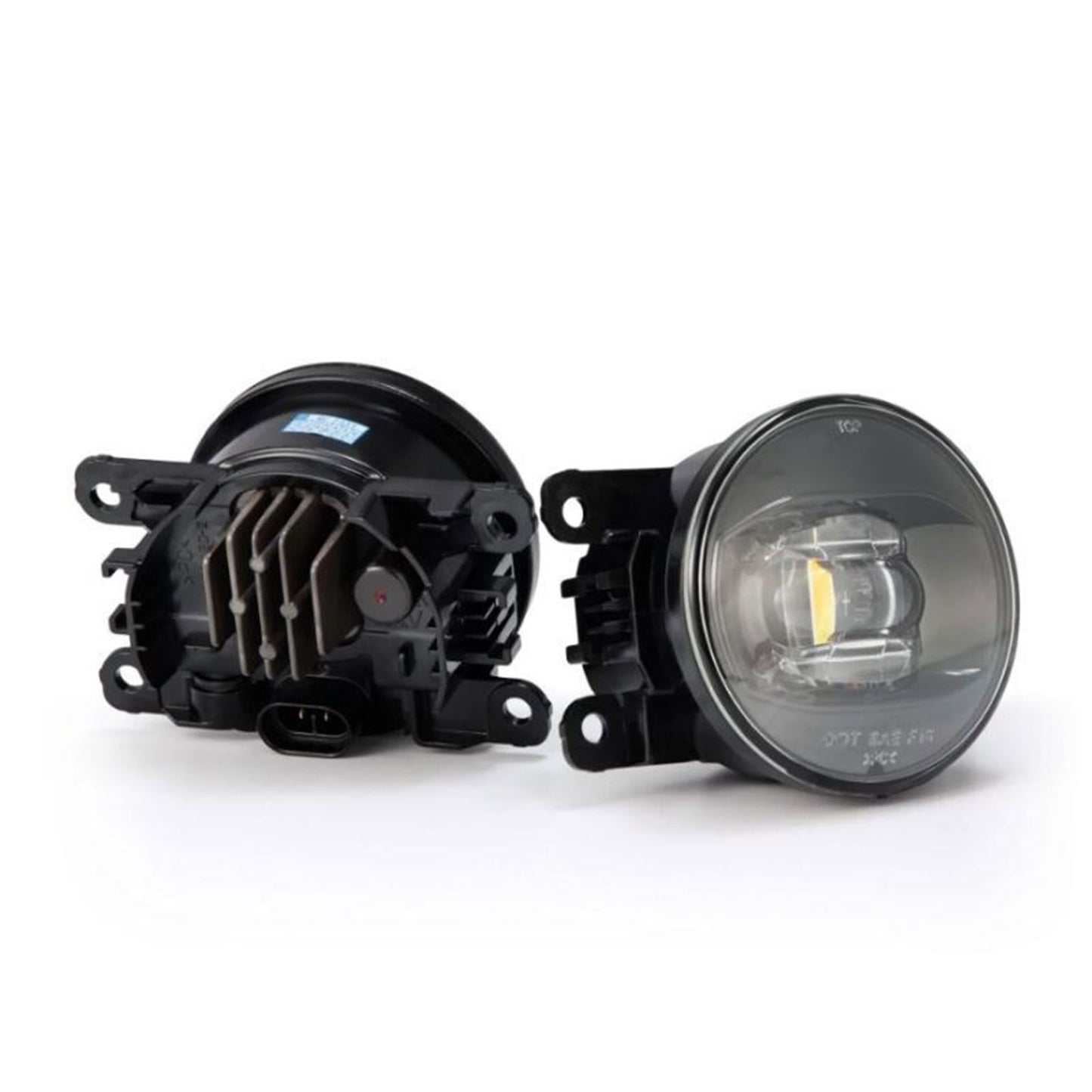 Alpharex Universal DoubleTap Dual Color LED Projector Fog Lights - White/Amber [MPN: 210002]_1592447
