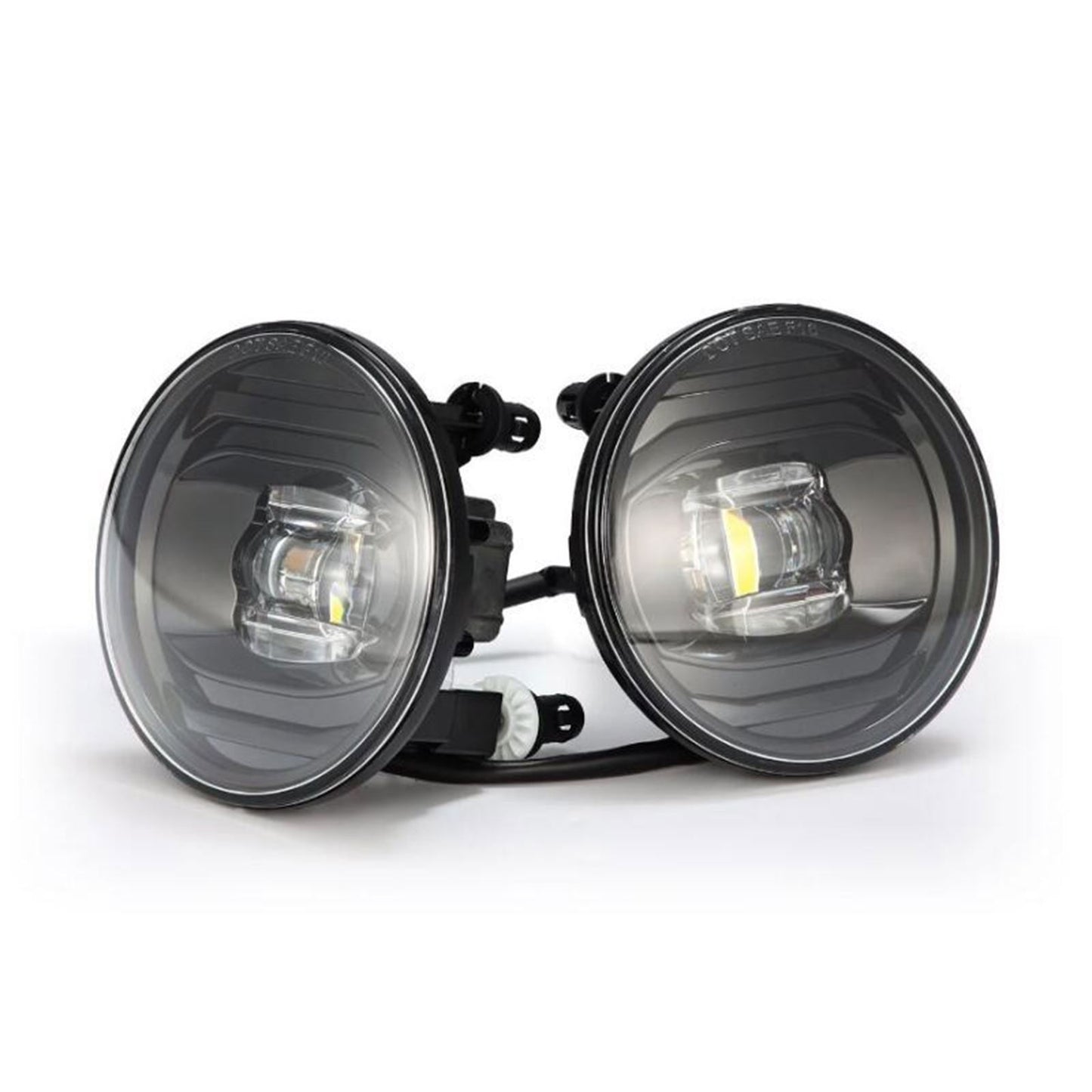 Alpharex Universal DoubleTap Dual Color LED Projector Fog Lights - White/Amber [MPN: 210007]_1592469
