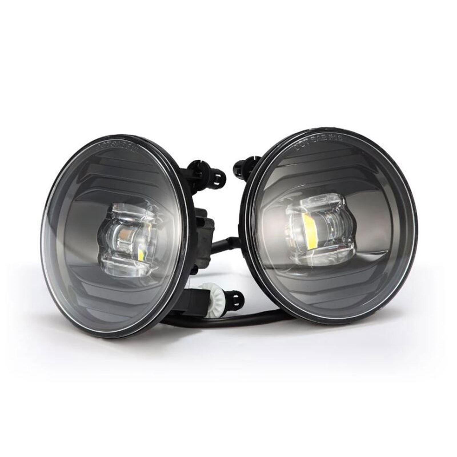 Alpharex Universal DoubleTap Dual Color LED Projector Fog Lights - White/Amber [MPN: 210007]_1592469