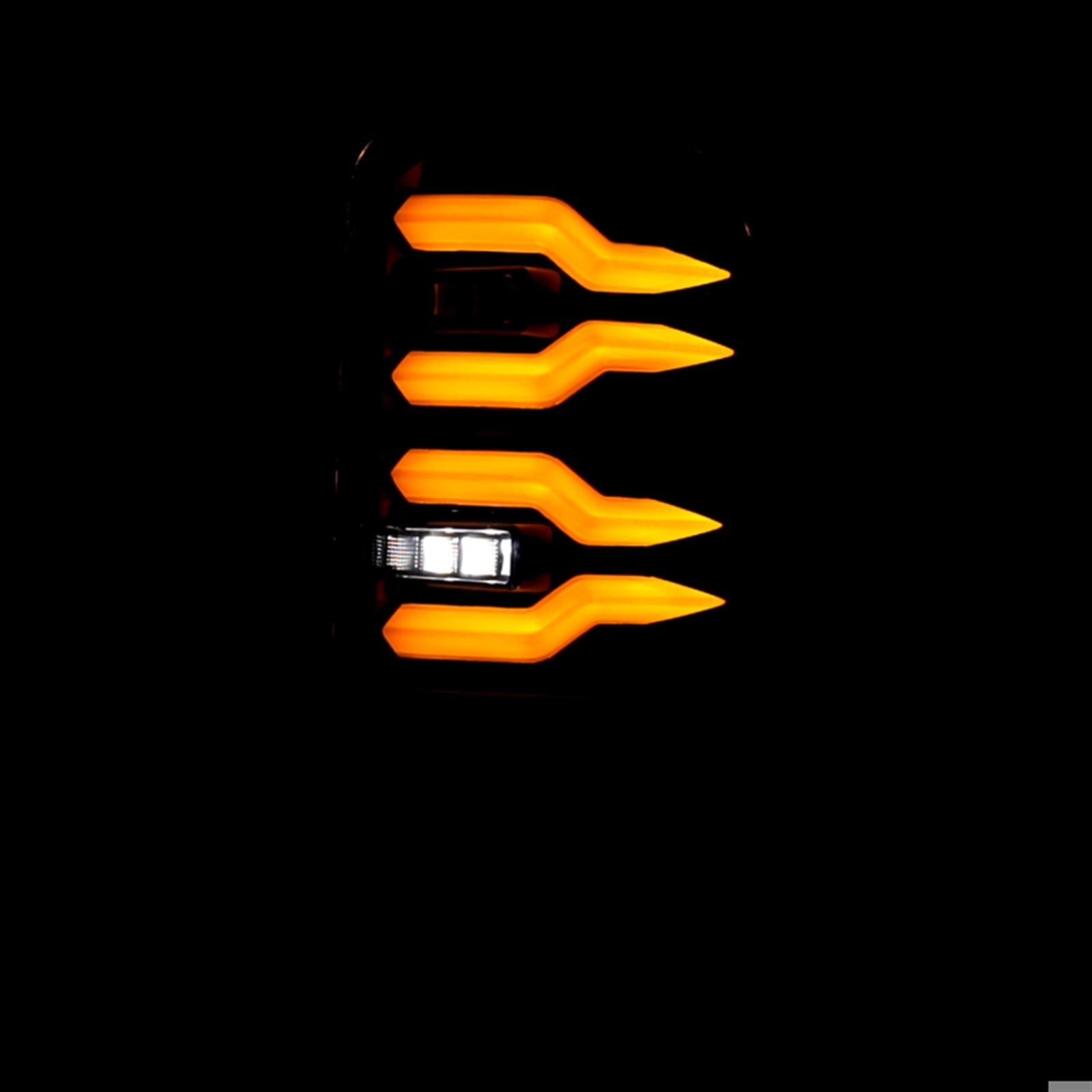 Alpharex LUXX-Series LED Tail Lights - Alpha-Black fits Dodge Ram 1500/2500/3500 [MPN: 643001]_1883972