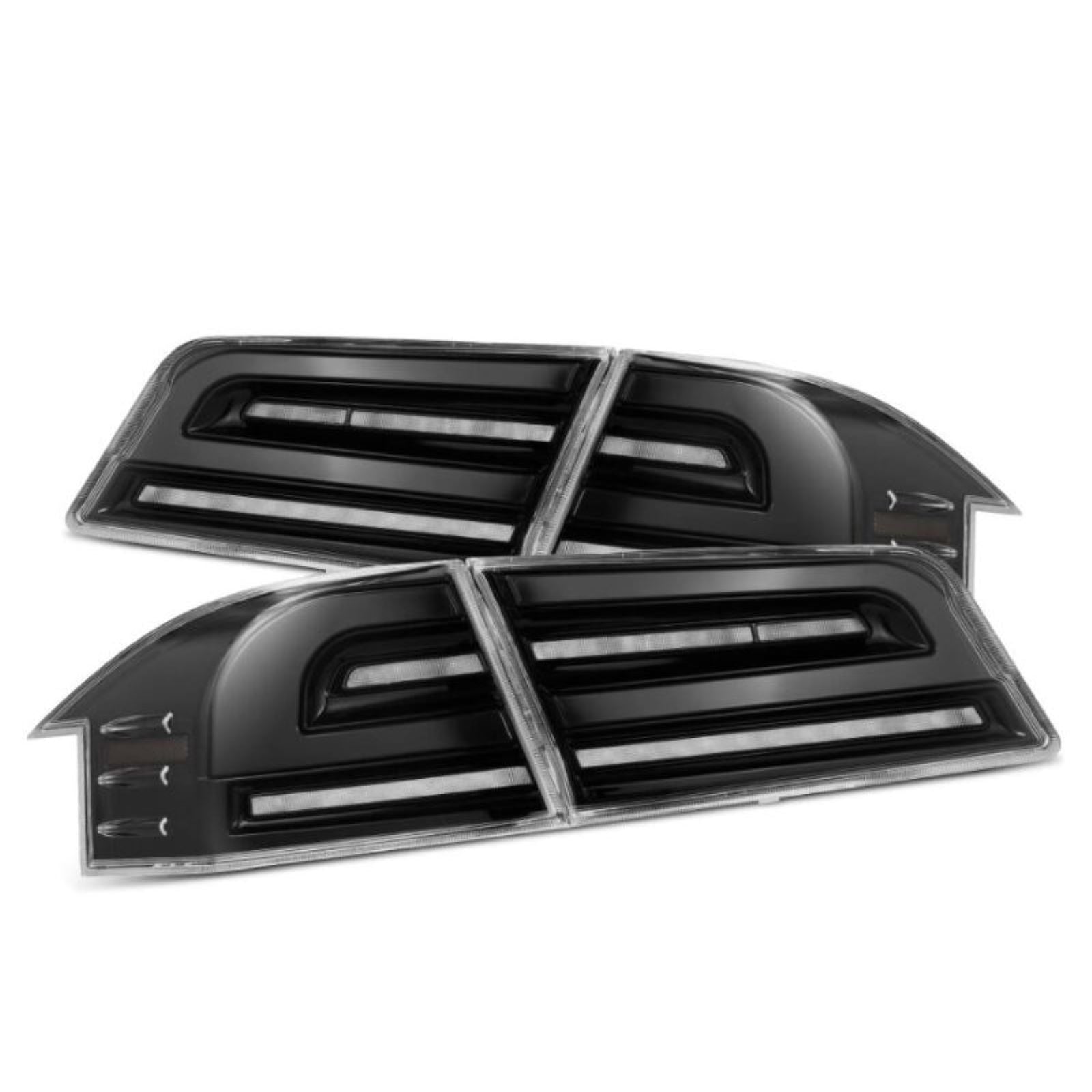 Alpharex LUXX-Series LED Tail Lights - Alpha-Black fits 12-21 Tesla Model S [MPN: 601110]_1580506