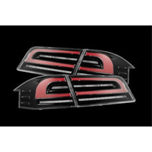 Alpharex LUXX-Series LED Tail Lights - Black/Red fits 12-21 Tesla Model S [MPN: 601130]_1580507