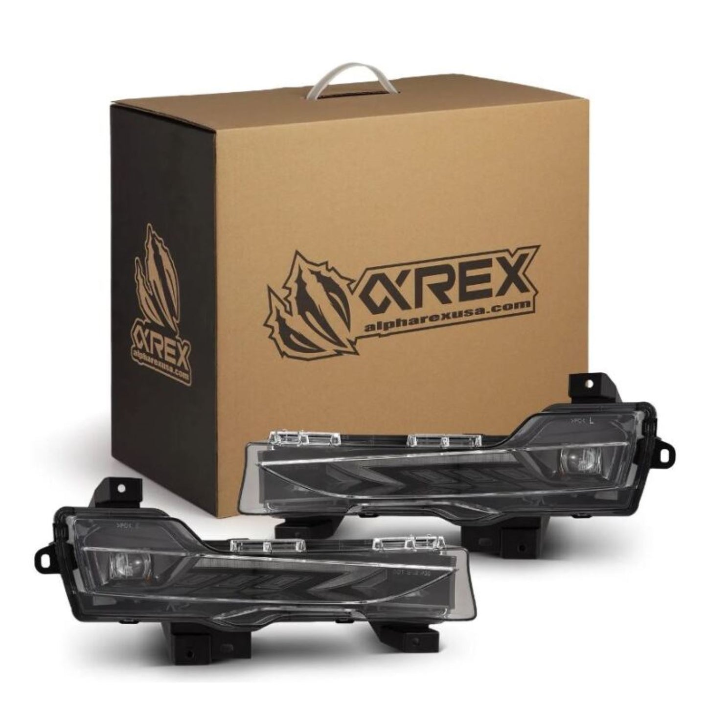 Alpharex Double Tap Dual Color LED Projector Fog Lights fits Tesla Model 3/Model Y [MPN: 210010]_1580511