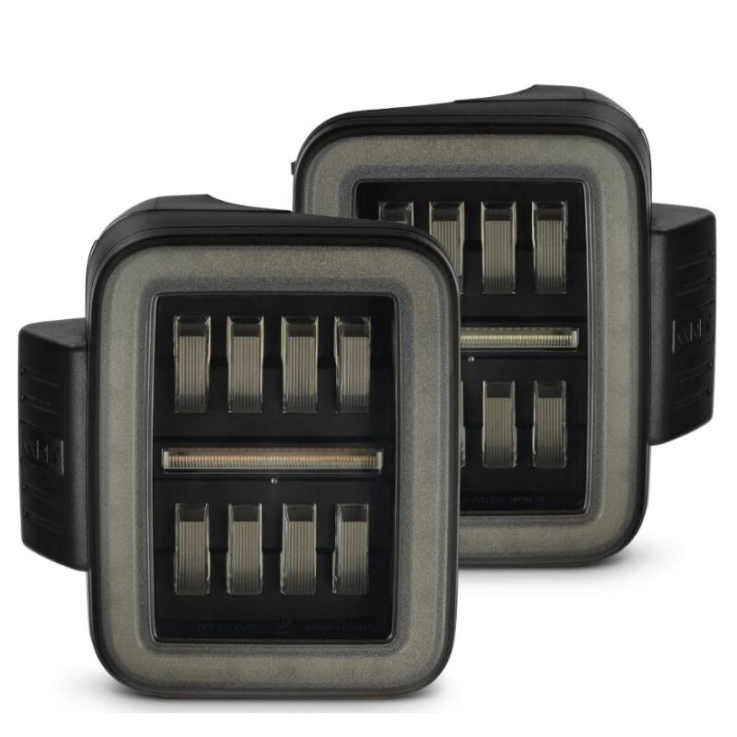 Alpharex NOVA-Series Prismatic LED Tail Lights Black fits Jeep Gladiator JT [MPN: 602050]_1580512