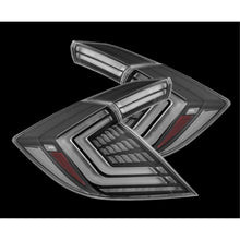 Alpharex NOVA-Series LED Tail Lights (Pair) - Black fits Honda Civic / Type-R FK8 [MPN: 676020]_1580581