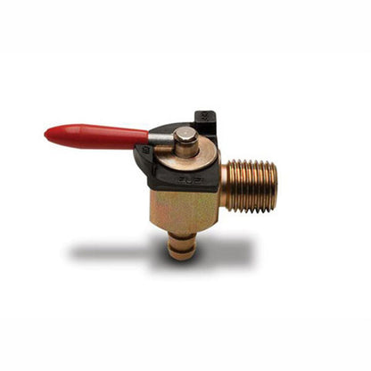 Motion Pro Fuel Valve 90 Degree 1/4" NPT x 1/4" Barb Vitton Seal 12-0085_594107