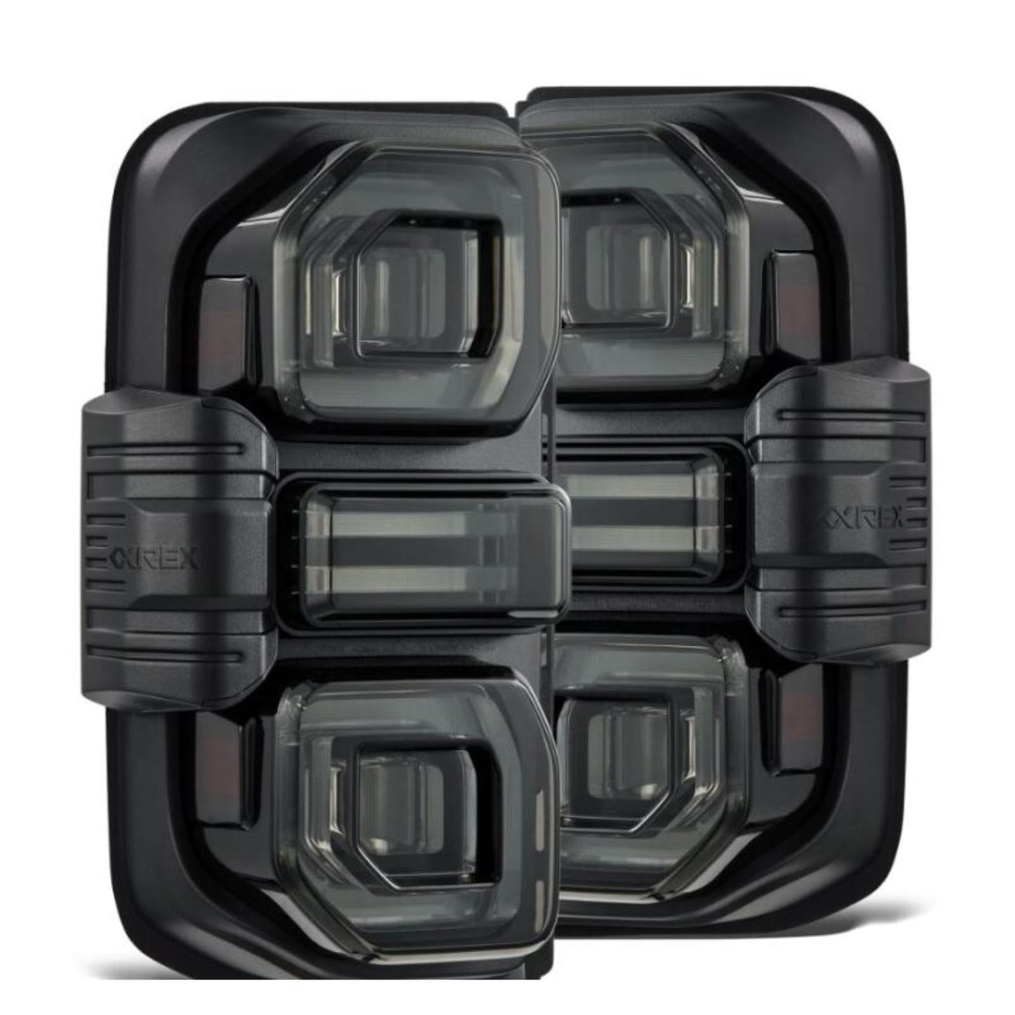 Alpharex NOVA LED Tail Lights - Alpha-Black fits 21-24 Ford Bronco [MPN: 659020]_1580546