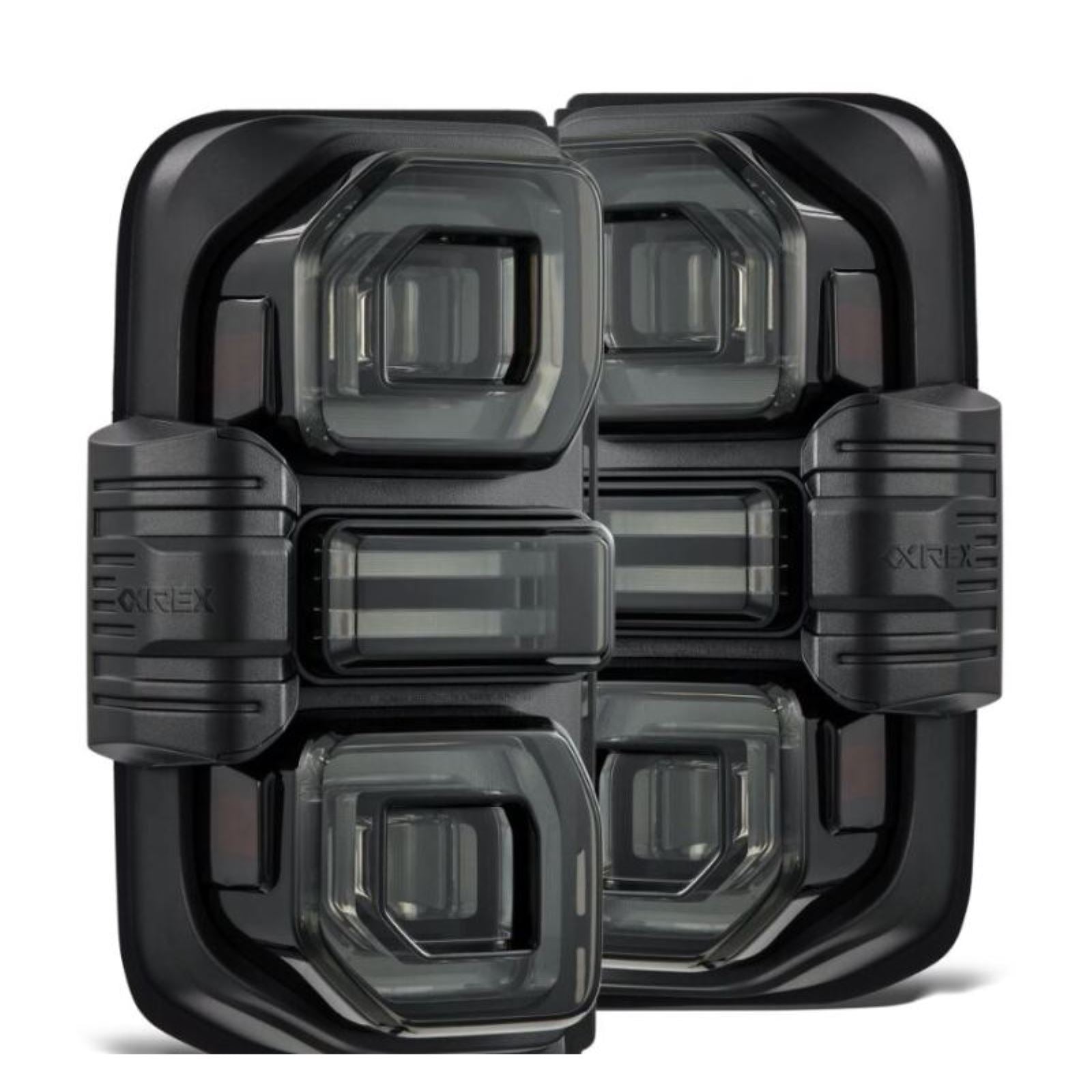 Alpharex NOVA LED Tail Lights - Alpha-Black fits 21-24 Ford Bronco [MPN: 659020]_1580546