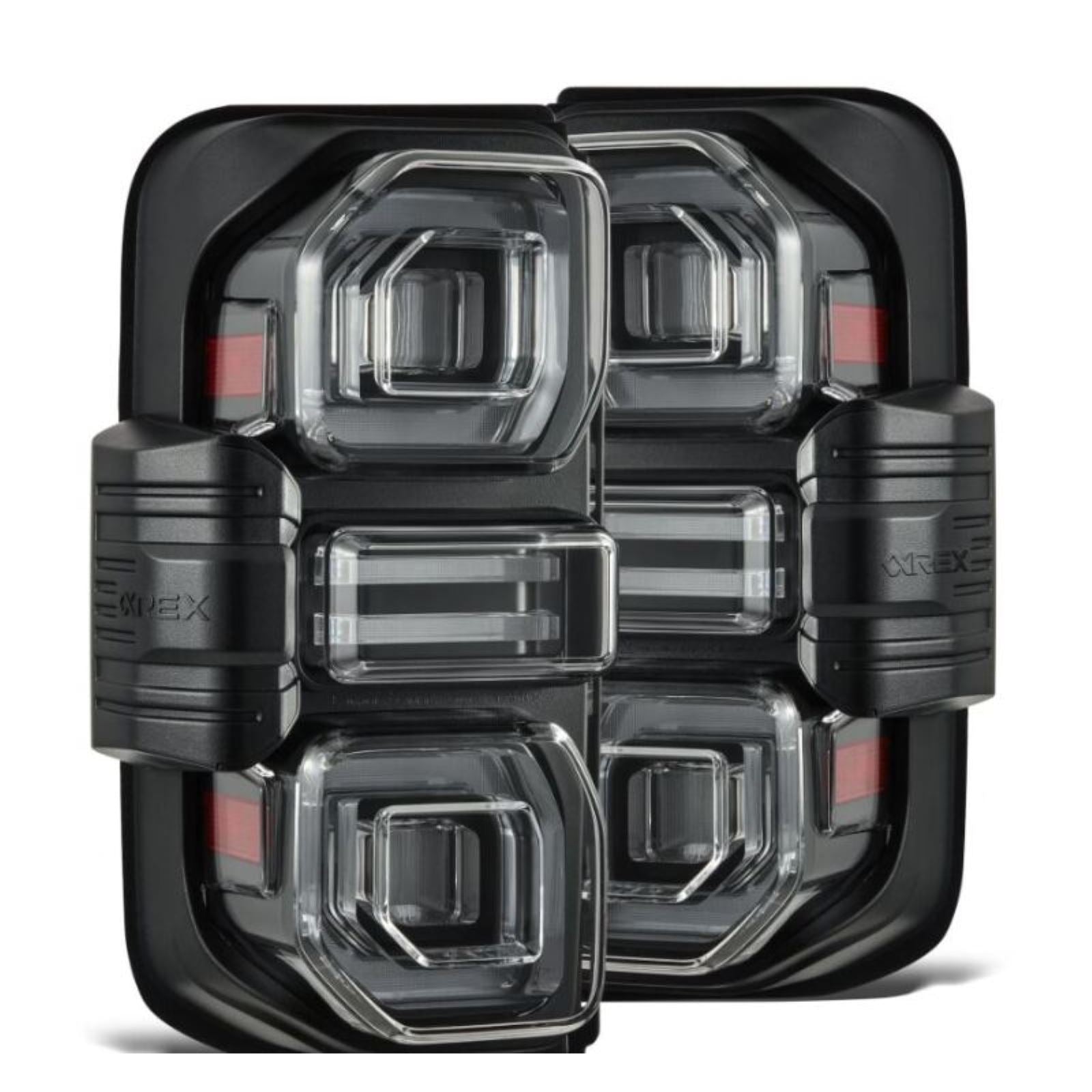Alpharex NOVA-Series LED Tail Lights - Black fits 21-24 Ford Bronco [MPN: 659010]_1580550