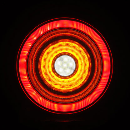 Alpharex NOVA-Series Prismatic LED Tail Lights Red Smoke fits 10-15 Ferrari 458 [MPN: 668003]_1592576