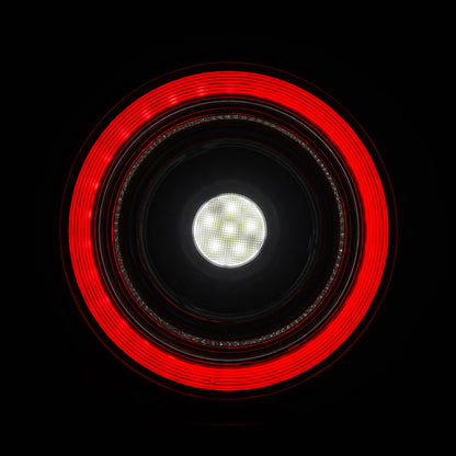 Alpharex NOVA-Series Prismatic LED Tail Lights Red Smoke fits 10-15 Ferrari 458 [MPN: 668003]_1592580