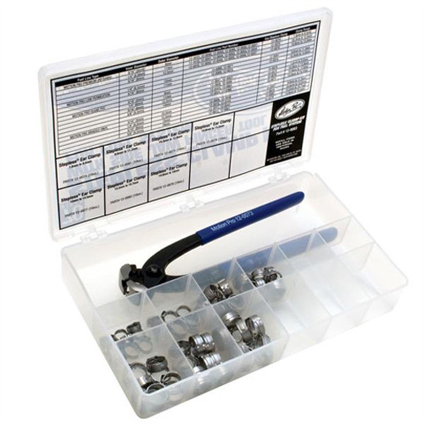 Motion Pro Stepless Clamp Fuel Line Fittings Kit - 80-Piece 12-0083_594112