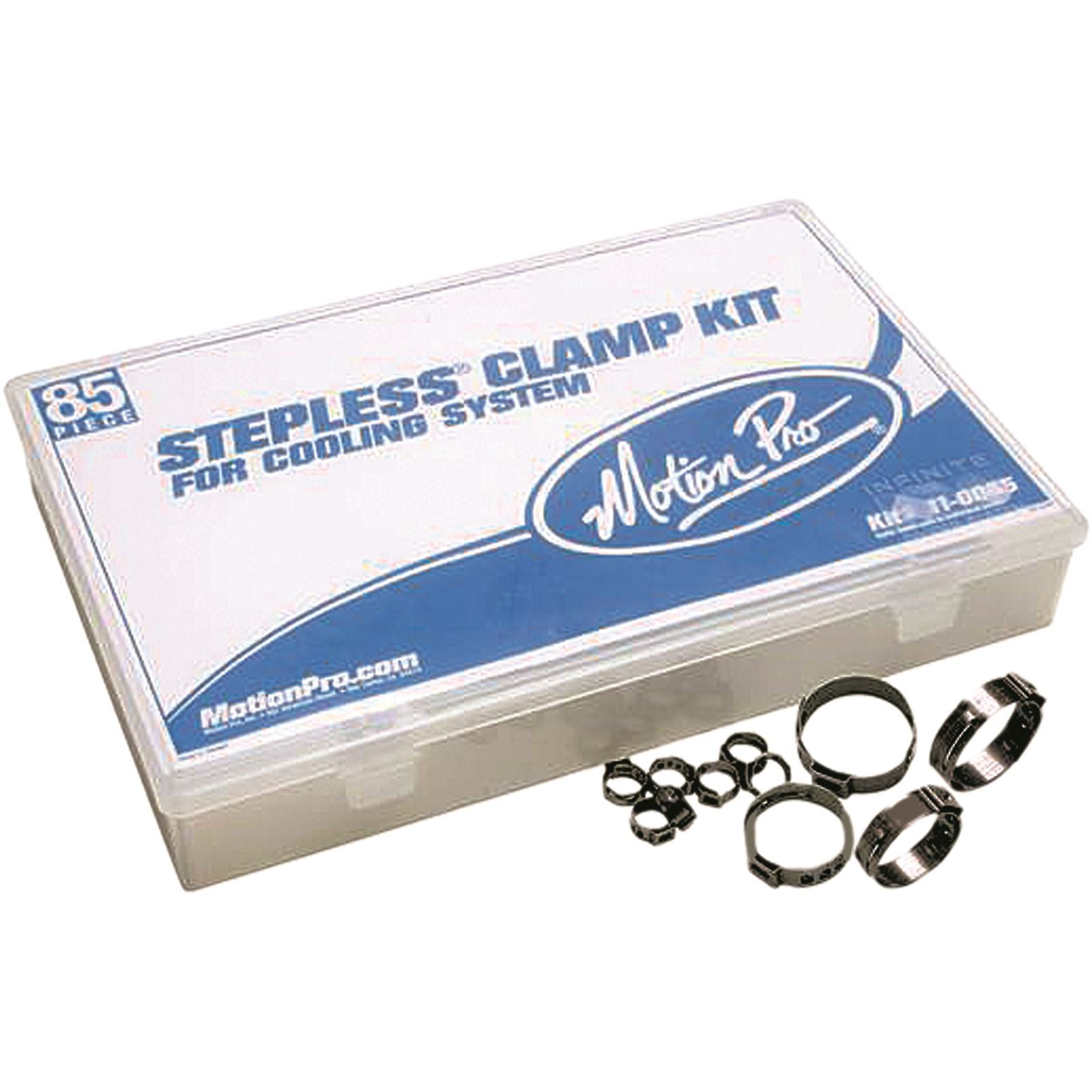 Motion Pro Cooling System Stepless Clamp Kit with Box - 85-Piece 11-0065_206132