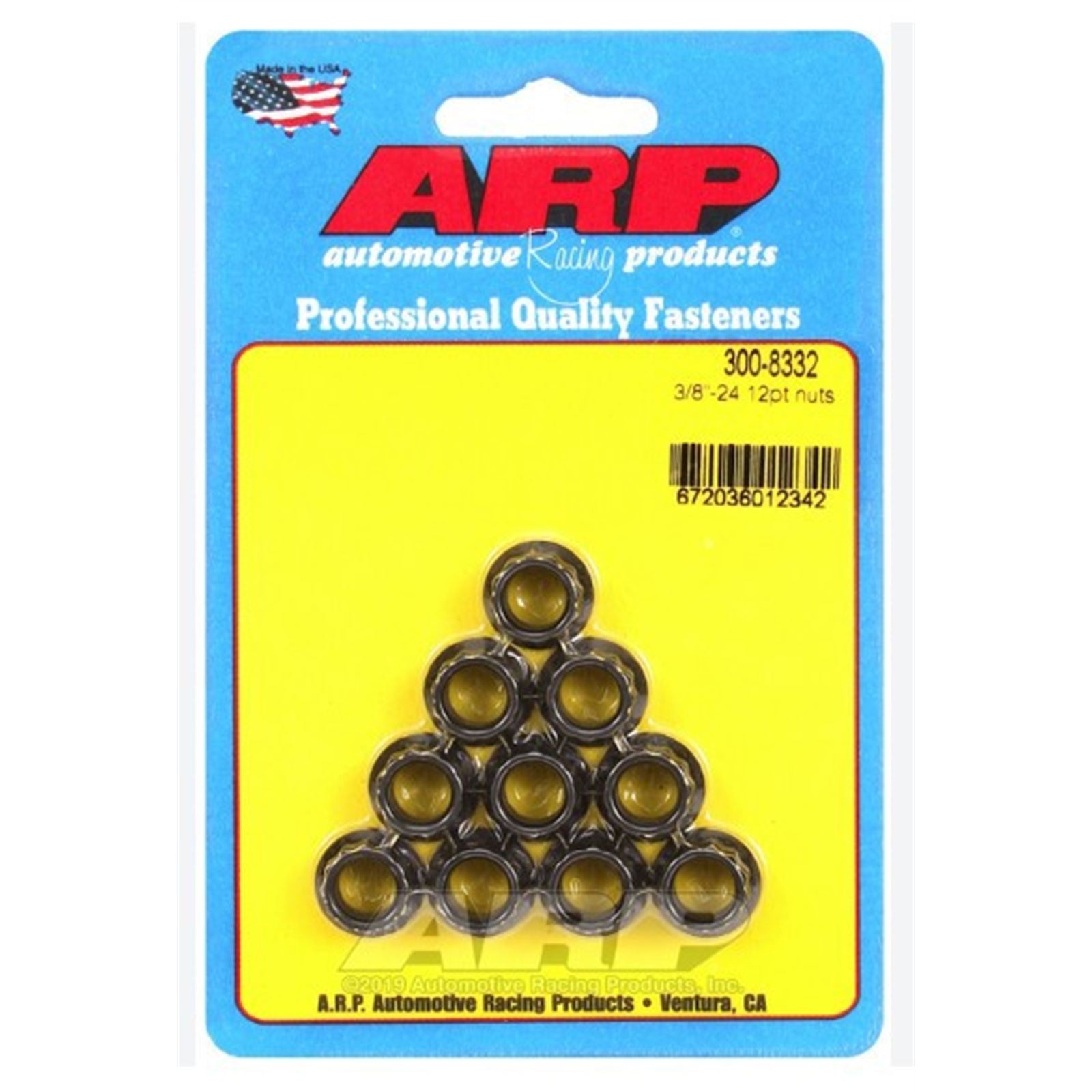 ARP 3/8-24 12pt Nut Kit [MPN: 300-8332]_2094316