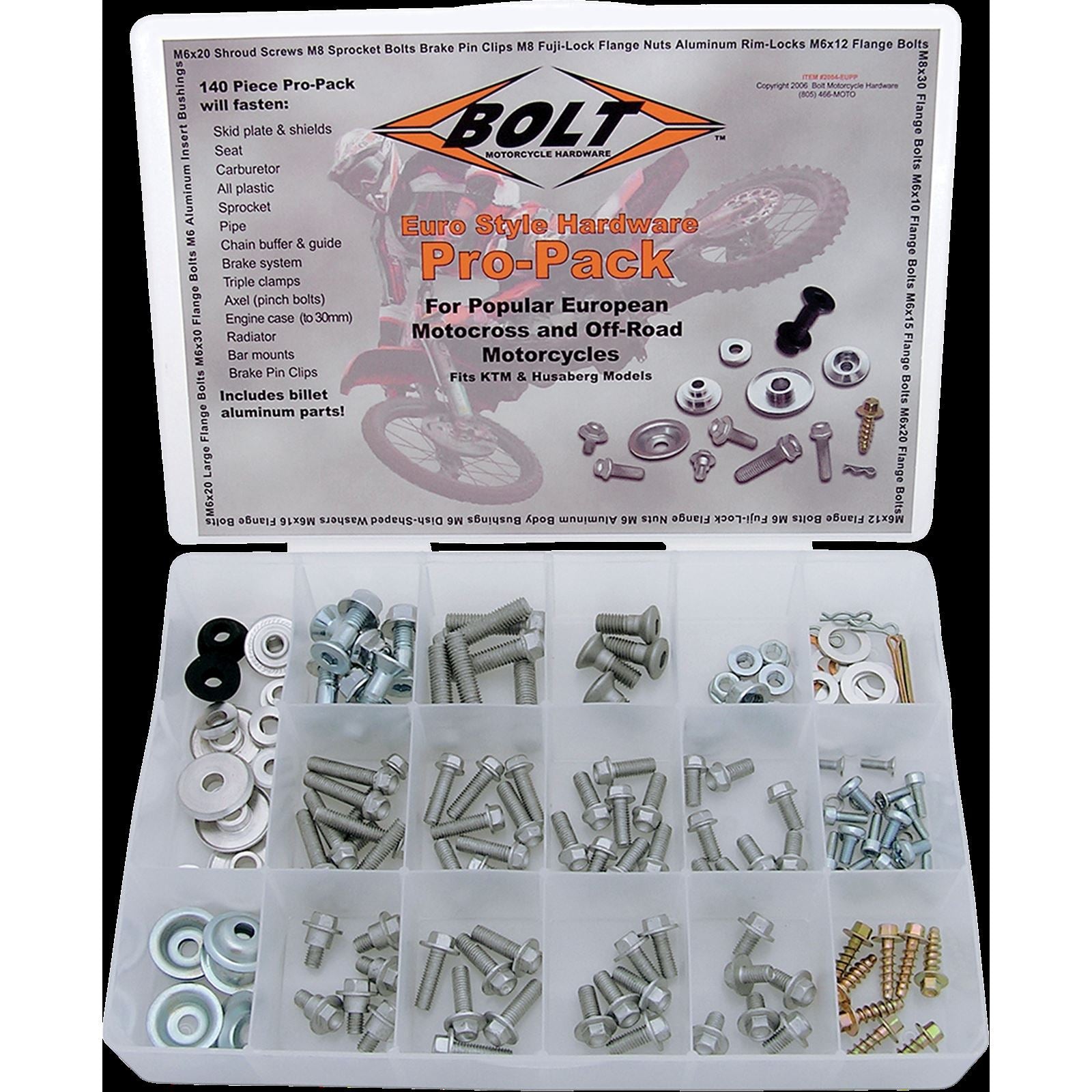Bolt MC Hardware Euro Style Pro-Pack 2004-EUPP_754738