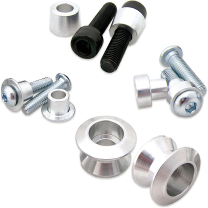 Bolt MC Hardware Swingarm Spools Silver 2009-SSS.S_1002283