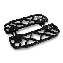 Burly Brand MX-Evolution Floorboards - Rider - Black - FLH/FLT '85-'24 B13-1053B_1626594