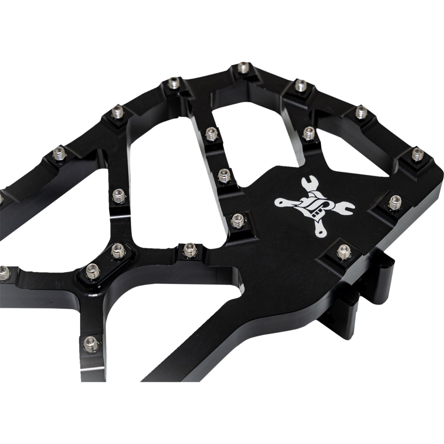 Burly Brand MX-Evolution Floorboards - Rider - Black - FLH/FLT '85-'24 B13-1053B_1662643