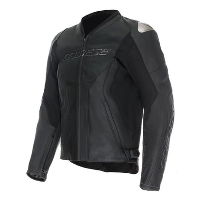 Dainese Racing 5 Perforated Leather Jacket - Black/Black/Black_1719190
