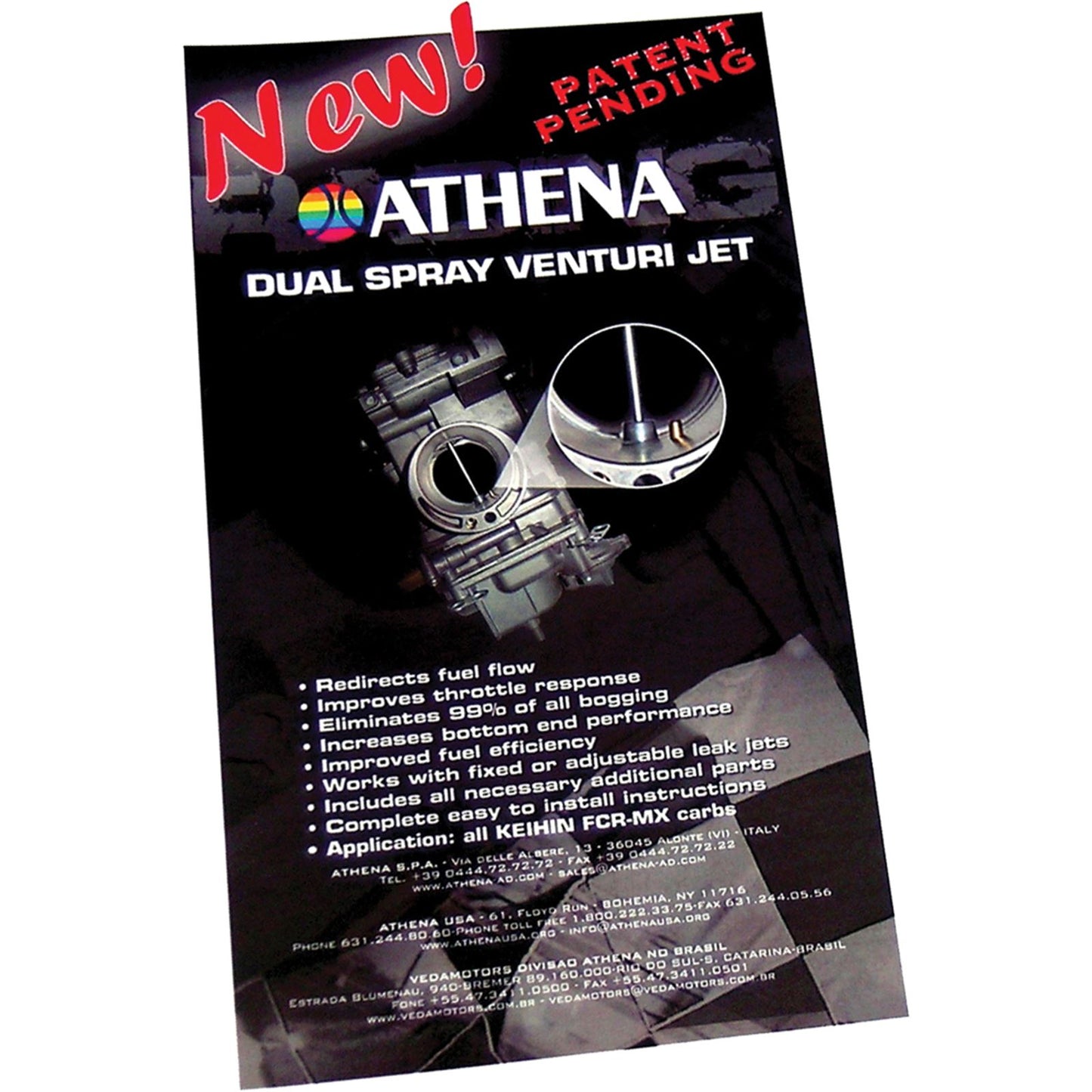 Athena Dual Spray Venturi Jet Kit Keihin FCR All P400000180002_206583