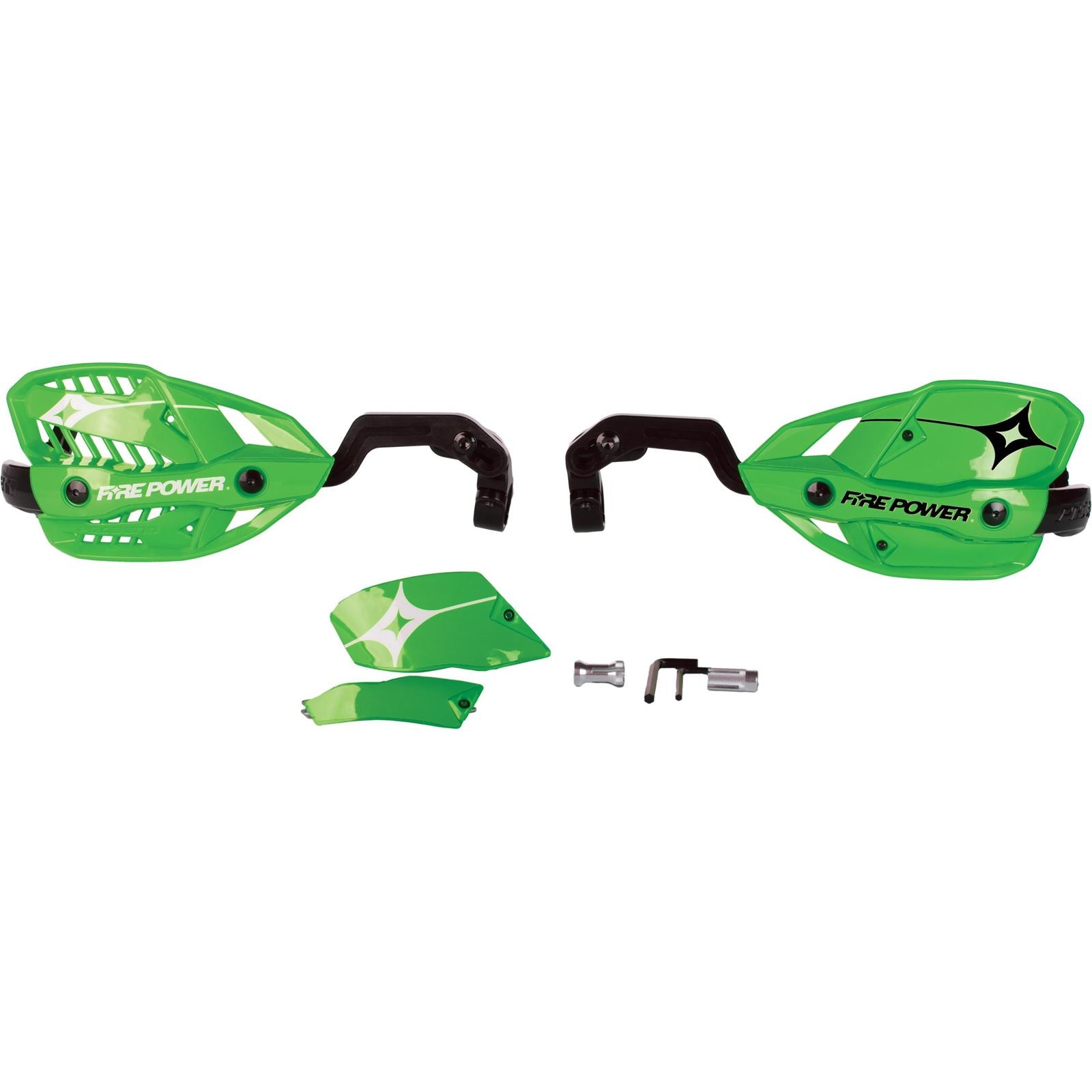 Fire Power 1-1/8" Closed Handguard - Green [MPN: 18-61285]_1647578