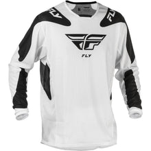 Fly Racing Kinetic Mesh Youth Jersey - White/Black - Small [MPN: 379-310S]_1647971